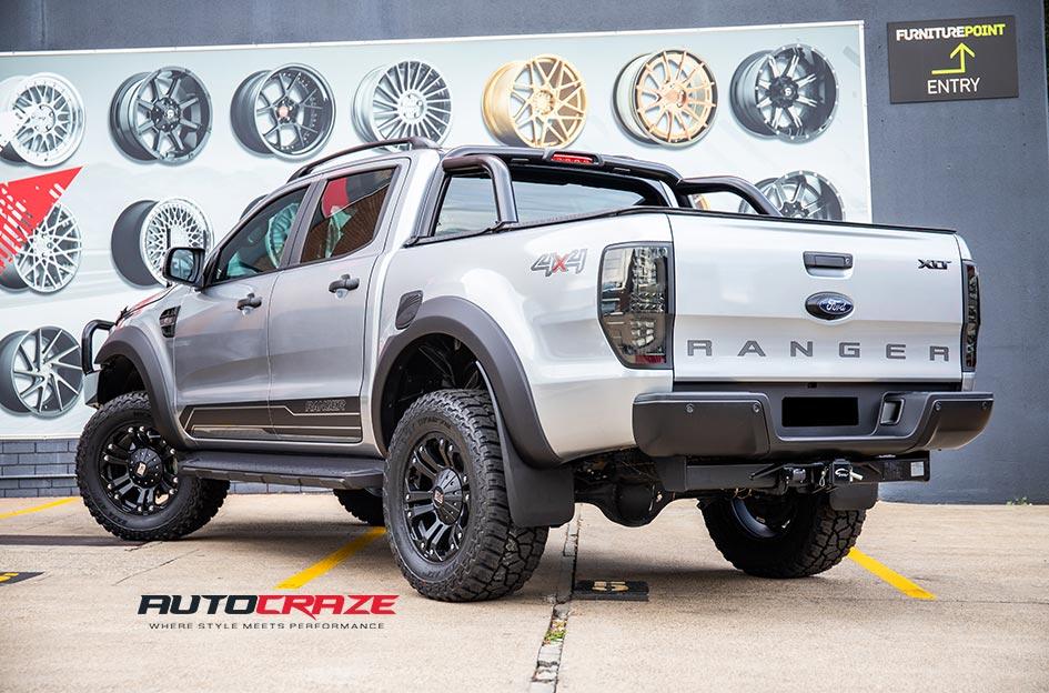 FORD RANGER MONSTER XD MATTE BLACK